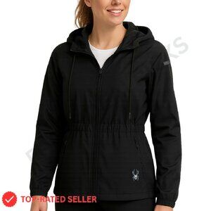 Fleece Lined Rain Jacket Windbreaker Water Resistant Chic Fall Outerwear